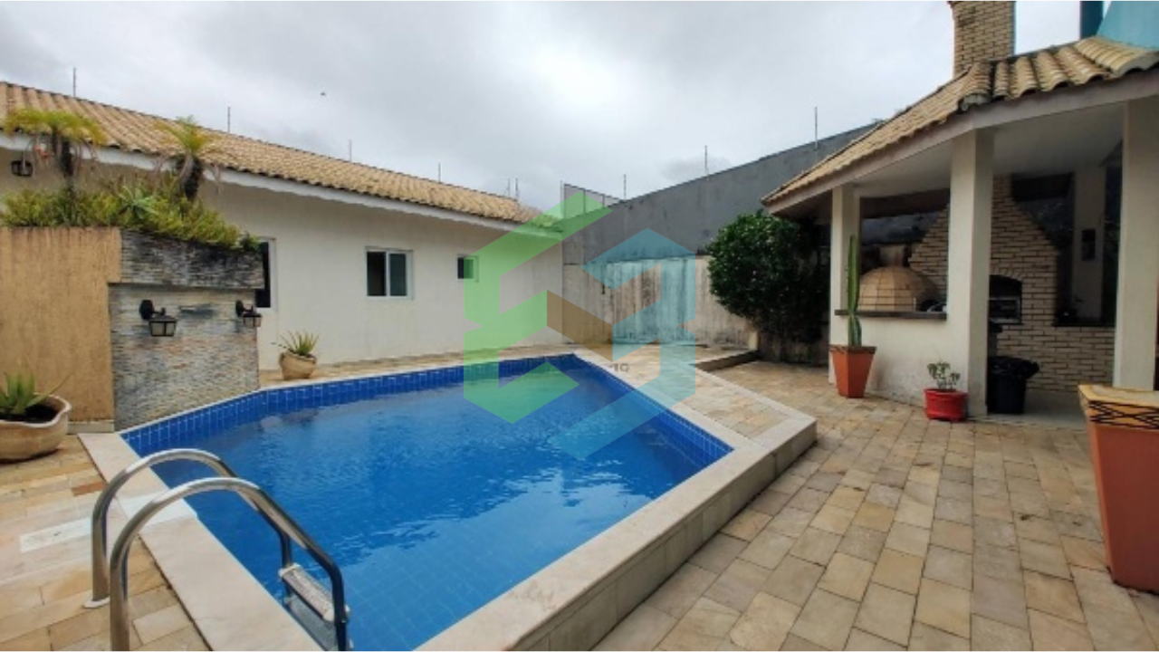 Sobrado 4 dorm (2 suítes), piscina, área gourmet, 6 vagas