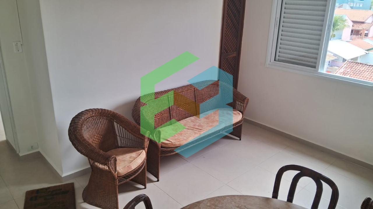 Apartamento no centro com 1 dormitório sem garagem